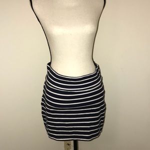 Women’s striped mini skirt